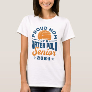 Trotse moeder van een waterpolo senior 2024 t-shirt