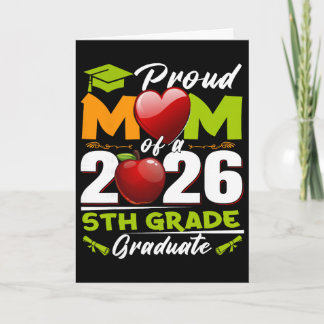 Trotse moeder van eindexamenklas 2026 Mother's Day Kaart
