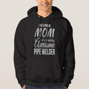 Trotse Moeder Van Pijplasser Moederdag Cadeau Hoodie