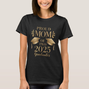 Trotse moeder van twee afgestudeerden in 2025 Afge T-shirt