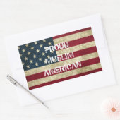 Trotse moslim-Amerikaanse Sticker (Envelop)