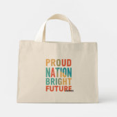 Trotse Natie Bright Future Mini Tote Bag (Achterkant)