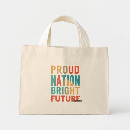 Trotse Natie Bright Future Mini Tote Bag (Voorkant)
