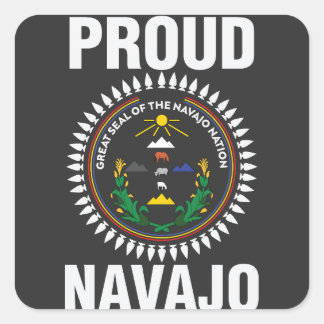 Trotse Navajo natie - groot zegel van de navajo