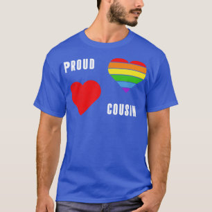 Trotse neef LGBT Pride Maand T-shirt LGBTQ Support