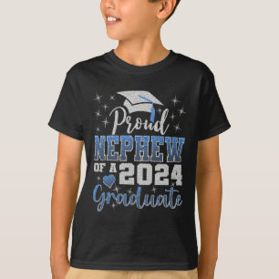 Trotse neef van 2024 Afstuderen Geweldige familie  T-shirt