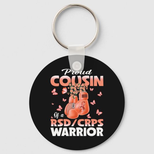 Trotse neef van een RSD Corps Warrior Awareness Bo Sleutelhanger (Voorkant)