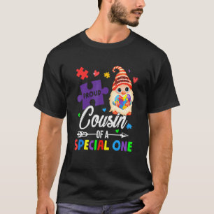 Trotse Neef Van Een Speciale Puzzel Dwerg Autisme T-shirt