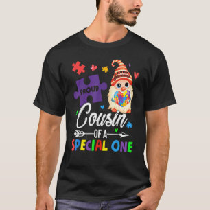 Trotse Neef Van Een Speciale Puzzel Dwerg Autisme T-shirt
