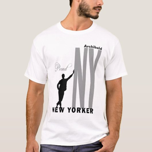 Trotse New Yorker T-shirt (Voorkant)