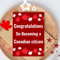 Trotse nieuwe Canadese staatsburgerschap gefelicit