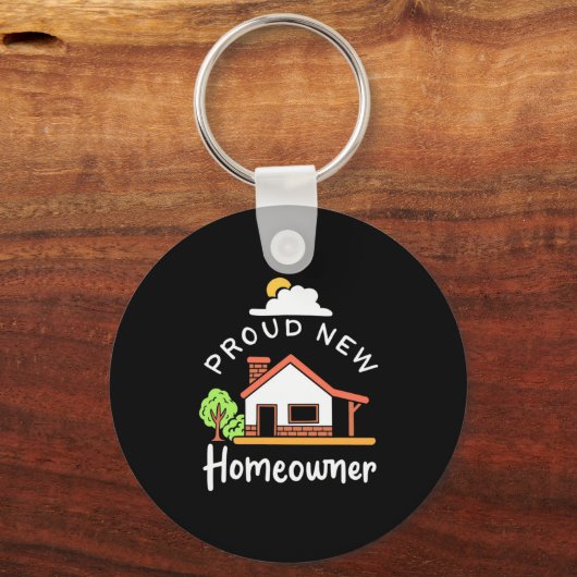Trotse Nieuwe Huiseigenaar Sleutelhanger (Voorkant)