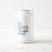 Trotse nieuwe oom auto het is een jongen cadeaus bierpul (Voorkant links)