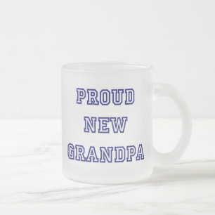 Trotse nieuwe opa-universiteit tekst Tshirts Matglas Koffiemok