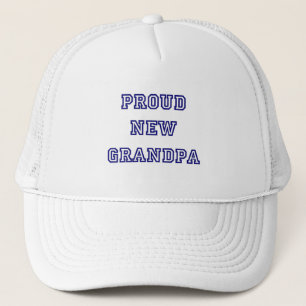 Trotse nieuwe opa-universiteit tekst Tshirts Trucker Pet