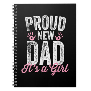 Trotse Nieuwe Papa Het Is Een Meisje Cadeaus Vader Notitieboek