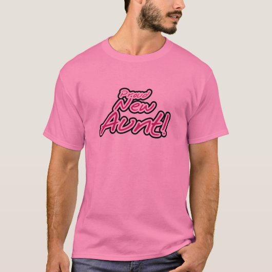 Trotse nieuwe tante tshirts en geschenken (Voorkant)