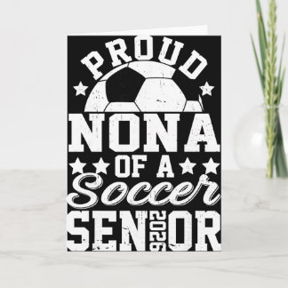 Trotse Nona van een 2026 Senior Voetbal Senior 202 Kaart