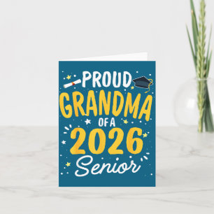 Trotse oma 2026 Senior Afstudeer Illustratie Kaart