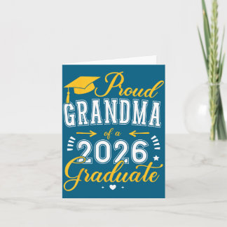 Trotse oma afstudeerillustratie klas 2026 kaart
