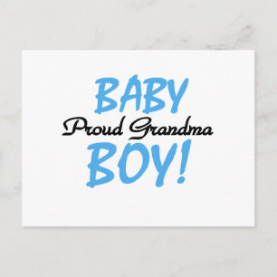 Trotse Oma Baby Boy T shirten en geschenken Briefkaart