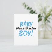 Trotse Oma Baby Boy T shirten en geschenken Briefkaart (Staand voorkant)