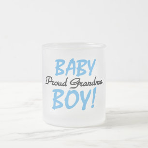 Trotse Oma Baby Boy T shirten en geschenken Matglas Koffiemok