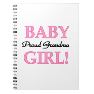 Trotse oma baby meisje geschenken notitieboek
