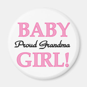 Trotse Oma Baby Meisje Tshirts en Geschenken Magneet