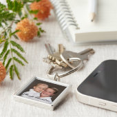 Trotse oma Foto Sleutelhanger (Zijkant)