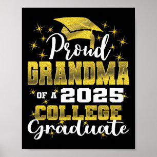 Trotse oma van 2025 College Afstuderen familie 24  Poster