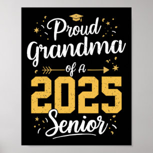 Trotse Oma Van Een 2025 Senior 2025 Cl Van 2025 Gr Poster