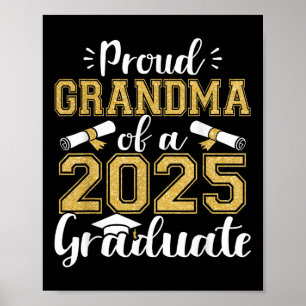 Trotse oma van een afgestudeerde in 2025 voor fami poster