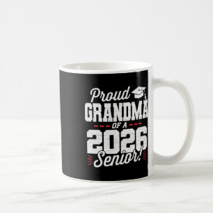 Trotse oma van een afgestudeerde van de seniorklas koffiemok