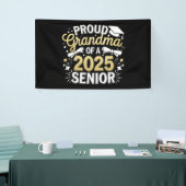 Trotse oma van een Afstuderen Afstuderen Golden 20 Spandoek (Beurs)