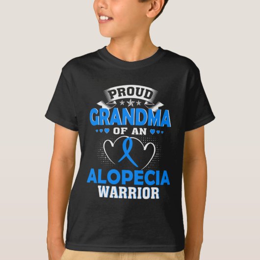 TROTSE OMA VAN EEN ALOPECIA KRIJGER T-SHIRT (Voorkant)