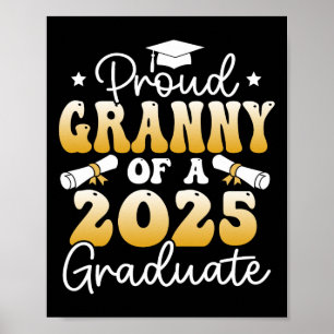 Trotse oma van een CL van 2025 Afstuderen Senior G Poster