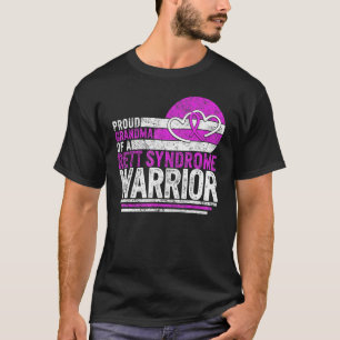 Trotse oma van een Rett-syndroom warrior bewustzij T-shirt