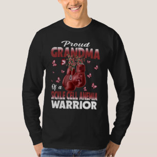 Trotse oma van een sicklecelanemie-strijder t-shirt