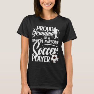 Trotse oma van een voetballer Oma Voetbal Gr T-shirt