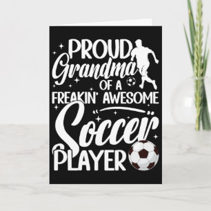 Trotse oma van een voetballer Oma Voetbal Oma Kaart