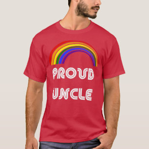 Trotse Oom LGBT Pride T LGBTQ Supporter PRI T-shirt
