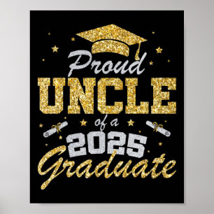 Trotse oom van een 2025 Afstuderen senior CL van 2 Poster