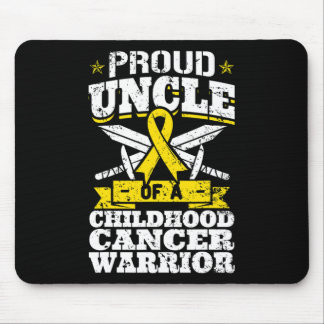 Trotse oom van een kindertijd kanker Warrior Aware Muismat