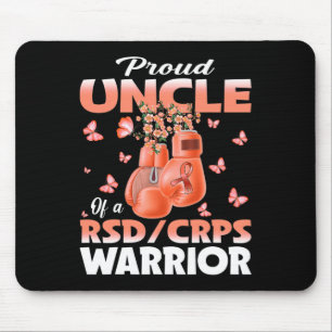 Trotse oom van een RSD CRPS Warrior Awareness Boxi Muismat