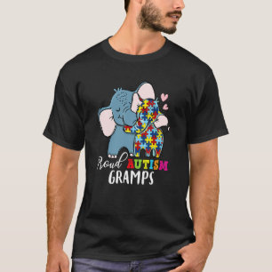 Trotse Opa Autisme Bewustzijn Familie Matching T-shirt