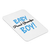 Trotse Opa Baby Boy T-shirts en geschenken Magneet (Rechterzijde)