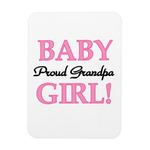 Trotse Opa Baby Meisje Gifts Magneet