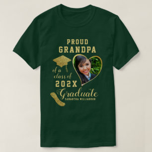 Trotse opa van een afgestudeerde van de klas van 2 t-shirt