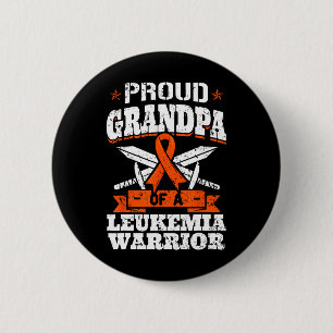 Trotse opa van een leukemie krijger Abuelo Awarene Ronde Button 5,7 Cm